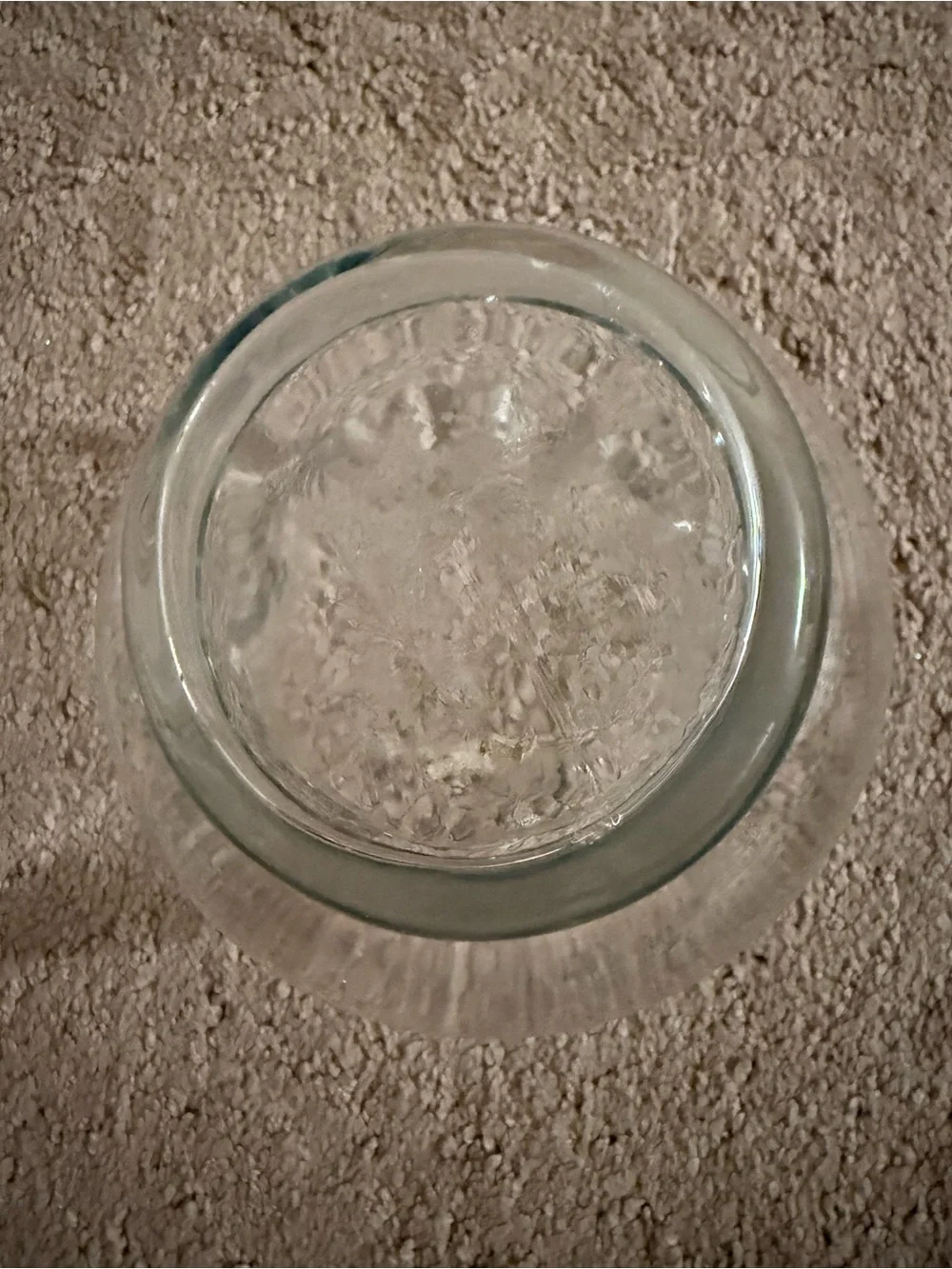 Clear Glass Ruffled Rim Vase - Home Accents